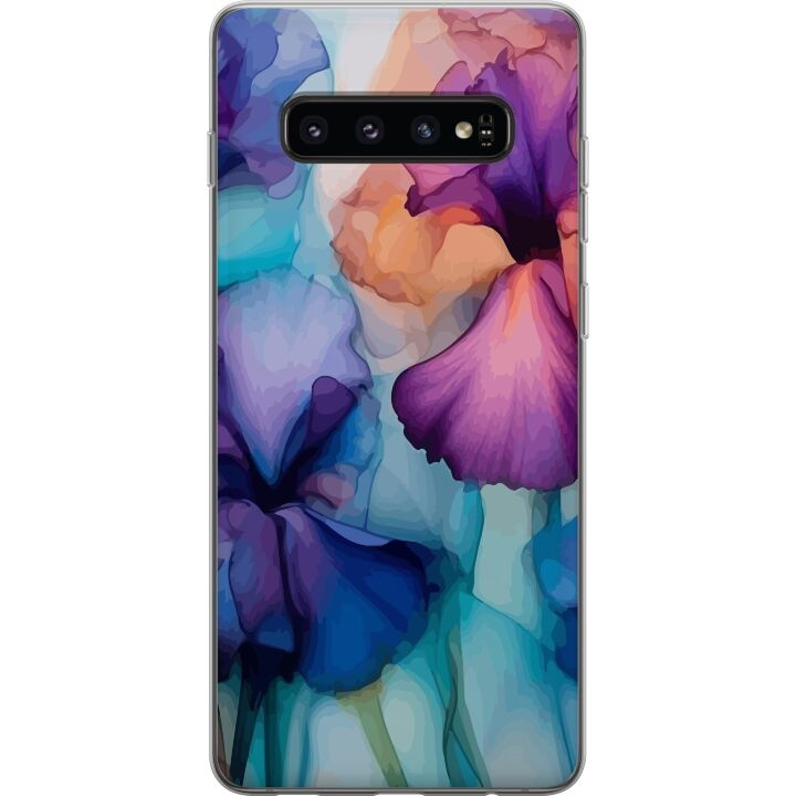 Mobilcover til Samsung Galaxy S10 med Magiske blomster motiv i gruppen SMARTPHONES & TABLETS / Mobil Beskyttelse / Samsung hos TP E-commerce Nordic AB (A61850)