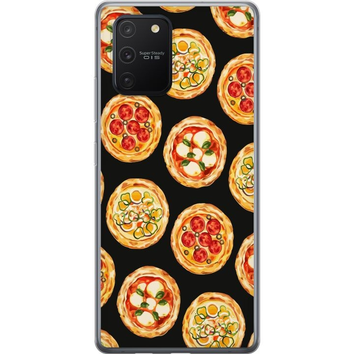 Mobilcover til Samsung Galaxy S10 Lite med Pizza motiv i gruppen SMARTPHONES & TABLETS / Mobil Beskyttelse / Samsung hos TP E-commerce Nordic AB (A61968)