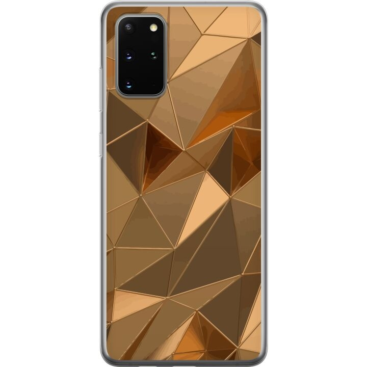 Mobilcover til Samsung Galaxy S20+ med 3D Guld motiv i gruppen SMARTPHONES & TABLETS / Mobil Beskyttelse / Samsung hos TP E-commerce Nordic AB (A62195)