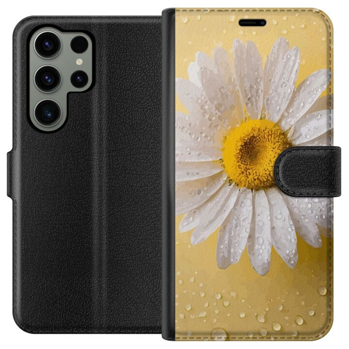 Tegnebogsetui til Samsung Galaxy S23 Ultra med Porcelænsblomst motiv i gruppen SMARTPHONES & TABLETS / Mobil Beskyttelse / Samsung hos TP E-commerce Nordic AB (A62792)