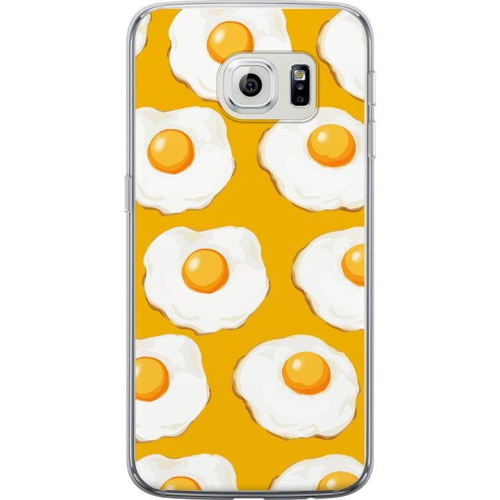 Mobilcover til Samsung Galaxy S6 edge med Stegt æg motiv i gruppen SMARTPHONES & TABLETS / Mobil Beskyttelse / Samsung hos TP E-commerce Nordic AB (A63037)