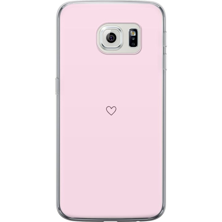 Mobilcover til Samsung Galaxy S6 edge med Hjerte motiv i gruppen SMARTPHONES & TABLETS / Mobil Beskyttelse / Samsung hos TP E-commerce Nordic AB (A63054)