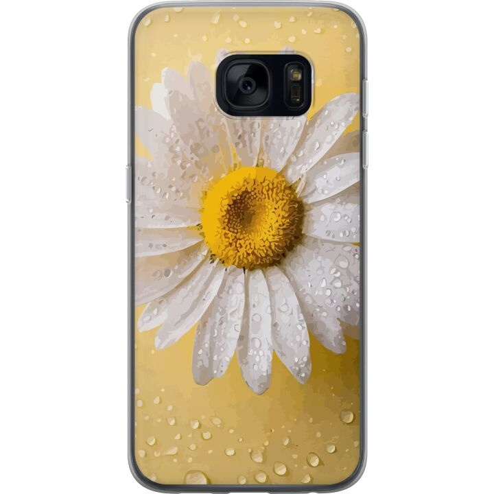 Mobilcover til Samsung Galaxy S7 med Porcelænsblomst motiv i gruppen SMARTPHONES & TABLETS / Mobil Beskyttelse / Samsung hos TP E-commerce Nordic AB (A63089)