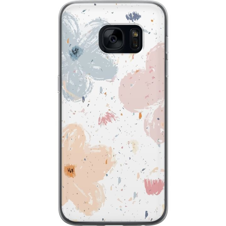 Mobilcover til Samsung Galaxy S7 med Blomster motiv i gruppen SMARTPHONES & TABLETS / Mobil Beskyttelse / Samsung hos TP E-commerce Nordic AB (A63101)