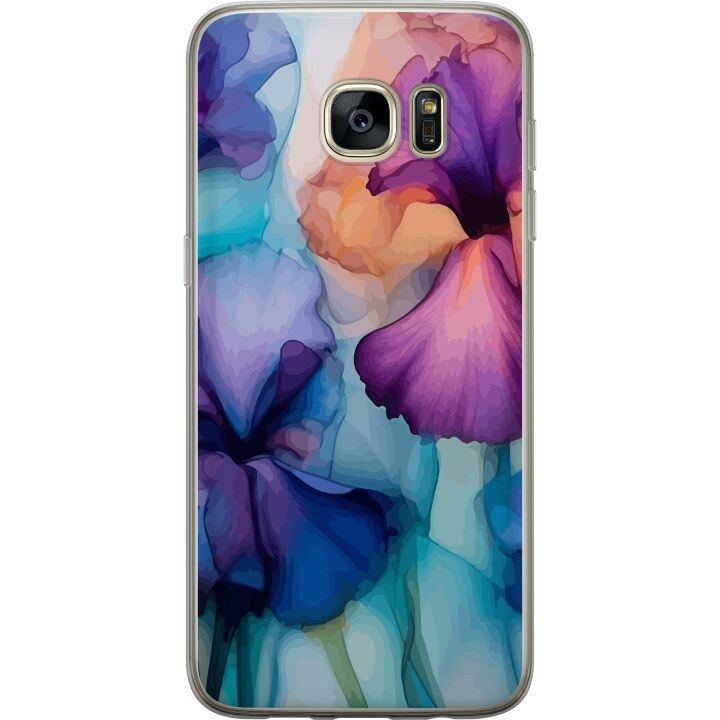 Mobilcover til Samsung Galaxy S7 edge med Magiske blomster motiv i gruppen SMARTPHONES & TABLETS / Mobil Beskyttelse / Samsung hos TP E-commerce Nordic AB (A63119)