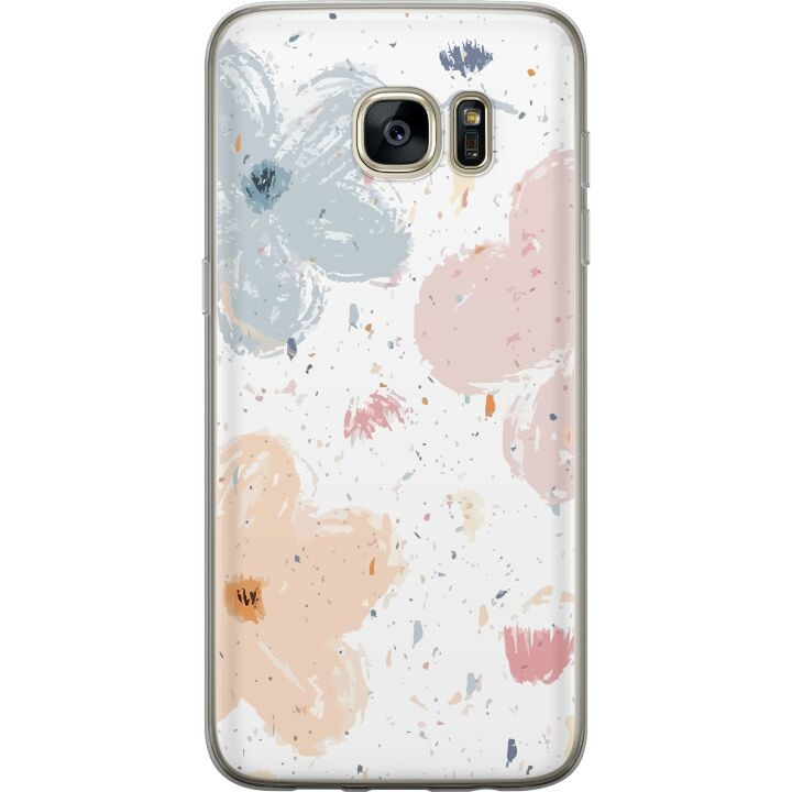 Mobilcover til Samsung Galaxy S7 edge med Blomster motiv i gruppen SMARTPHONES & TABLETS / Mobil Beskyttelse / Samsung hos TP E-commerce Nordic AB (A63128)