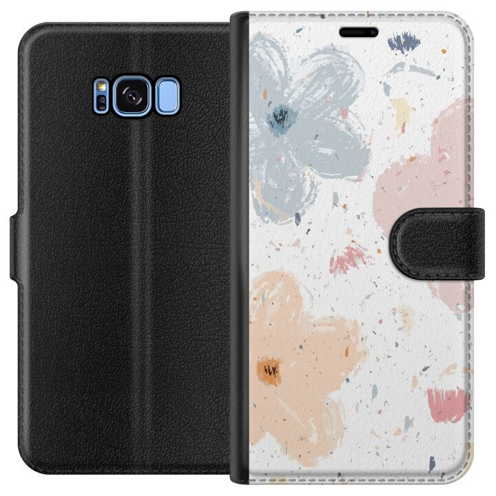 Tegnebogsetui til Samsung Galaxy S8 med Blomster motiv i gruppen SMARTPHONES & TABLETS / Mobil Beskyttelse / Samsung hos TP E-commerce Nordic AB (A63155)