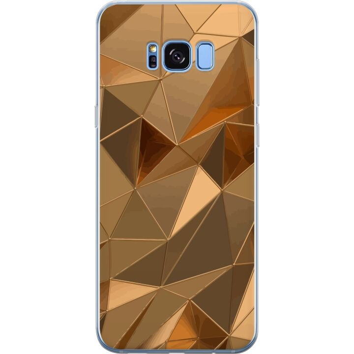 Mobilcover til Samsung Galaxy S8 med 3D Guld motiv i gruppen SMARTPHONES & TABLETS / Mobil Beskyttelse / Samsung hos TP E-commerce Nordic AB (A63194)