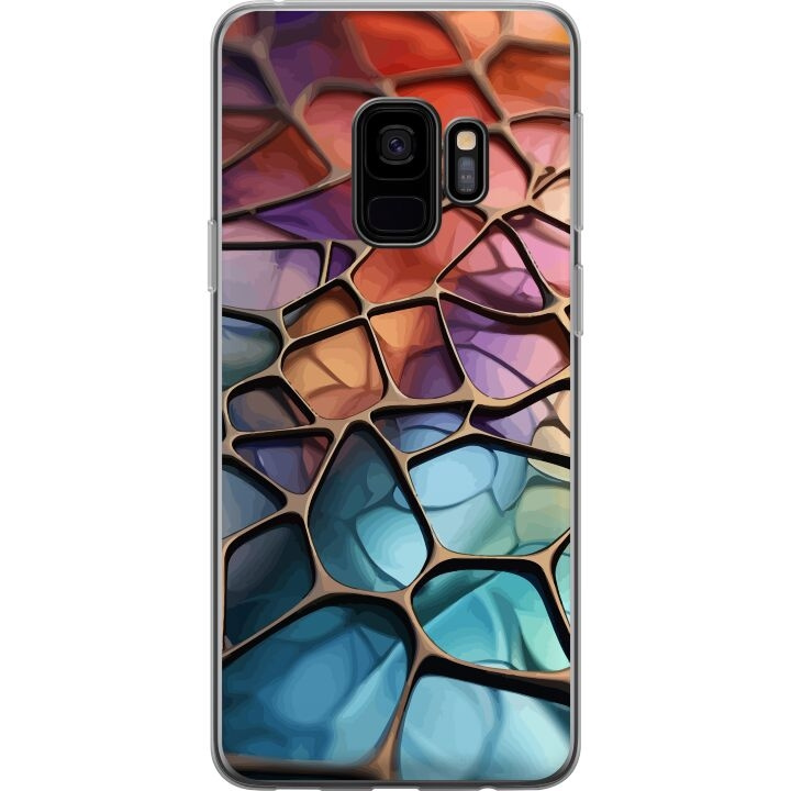 Mobilcover til Samsung Galaxy S9 med Metallict mønster motiv i gruppen SMARTPHONES & TABLETS / Mobil Beskyttelse / Samsung hos TP E-commerce Nordic AB (A63261)