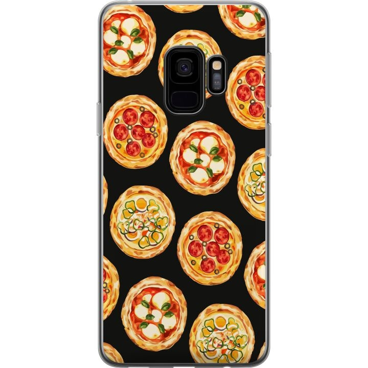 Mobilcover til Samsung Galaxy S9 med Pizza motiv i gruppen SMARTPHONES & TABLETS / Mobil Beskyttelse / Samsung hos TP E-commerce Nordic AB (A63264)