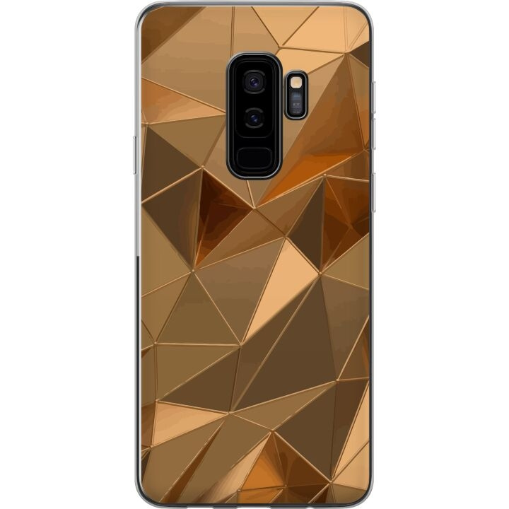 Mobilcover til Samsung Galaxy S9+ med 3D Guld motiv i gruppen SMARTPHONES & TABLETS / Mobil Beskyttelse / Samsung hos TP E-commerce Nordic AB (A63329)