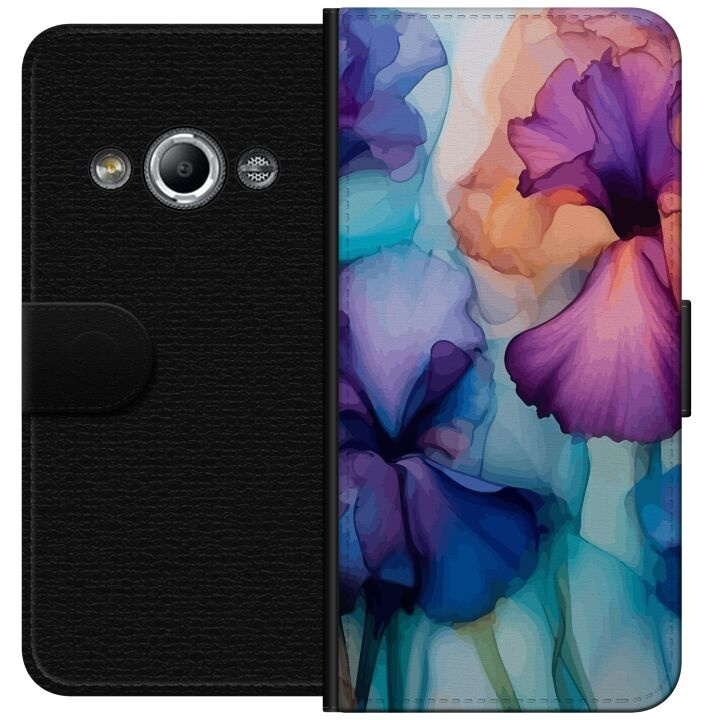 Tegnebogsetui til Samsung Galaxy Xcover 3 med Magiske blomster motiv i gruppen SMARTPHONES & TABLETS / Mobil Beskyttelse / Samsung hos TP E-commerce Nordic AB (A63335)