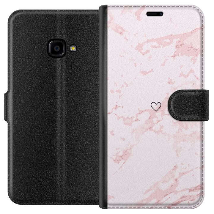 Tegnebogsetui til Samsung Galaxy Xcover 4 med Rosa Hjerte motiv i gruppen SMARTPHONES & TABLETS / Mobil Beskyttelse / Samsung hos TP E-commerce Nordic AB (A63382)