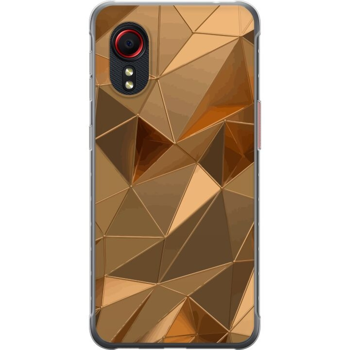 Mobilcover til Samsung Galaxy Xcover 5 med 3D Guld motiv i gruppen SMARTPHONES & TABLETS / Mobil Beskyttelse / Samsung hos TP E-commerce Nordic AB (A63464)