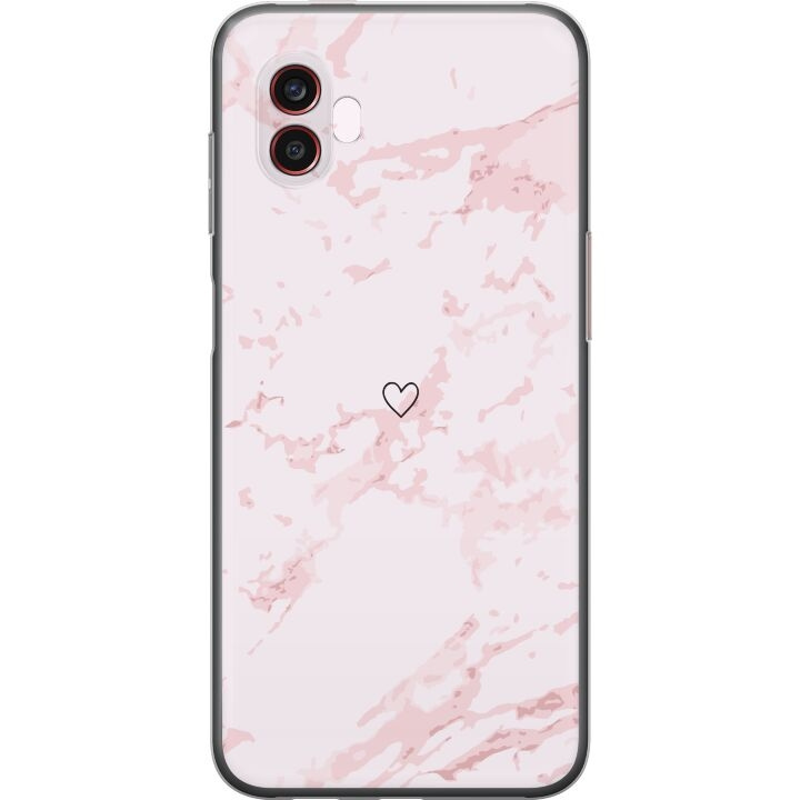 Mobilcover til Samsung Galaxy Xcover6 Pro med Rosa Hjerte motiv i gruppen SMARTPHONES & TABLETS / Mobil Beskyttelse / Samsung hos TP E-commerce Nordic AB (A63490)