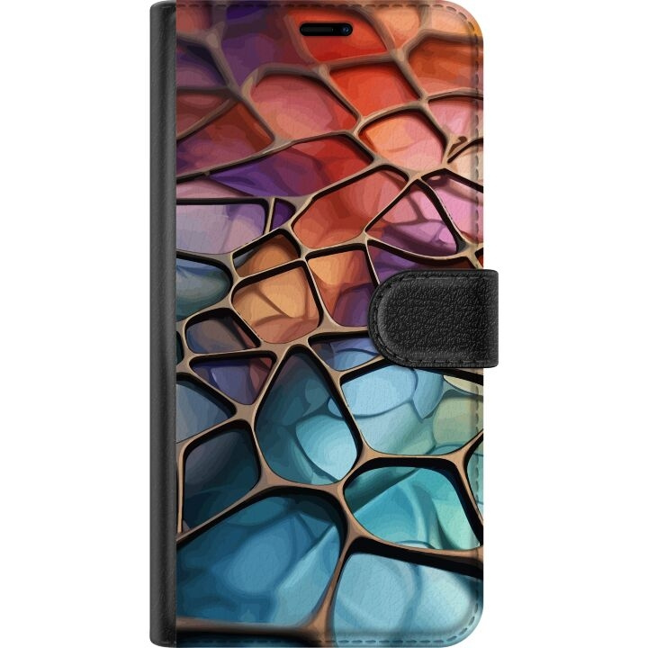 Tegnebogsetui til Samsung Galaxy Xcover7 med Metallict mønster motiv i gruppen SMARTPHONES & TABLETS / Mobil Beskyttelse / Samsung hos TP E-commerce Nordic AB (A63504)