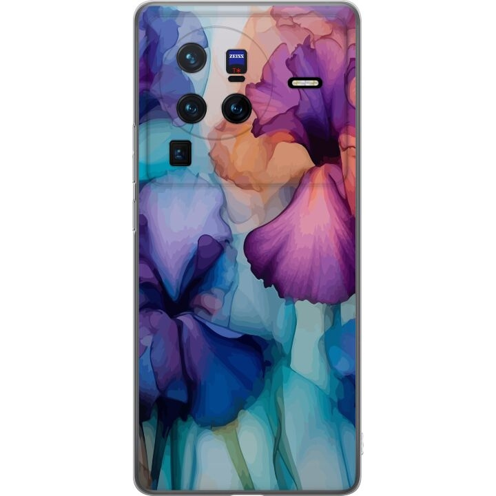 Mobilcover til vivo X80 Pro med Magiske blomster motiv i gruppen SMARTPHONES & TABLETS / Mobil Beskyttelse / vivo hos TP E-commerce Nordic AB (A63686)