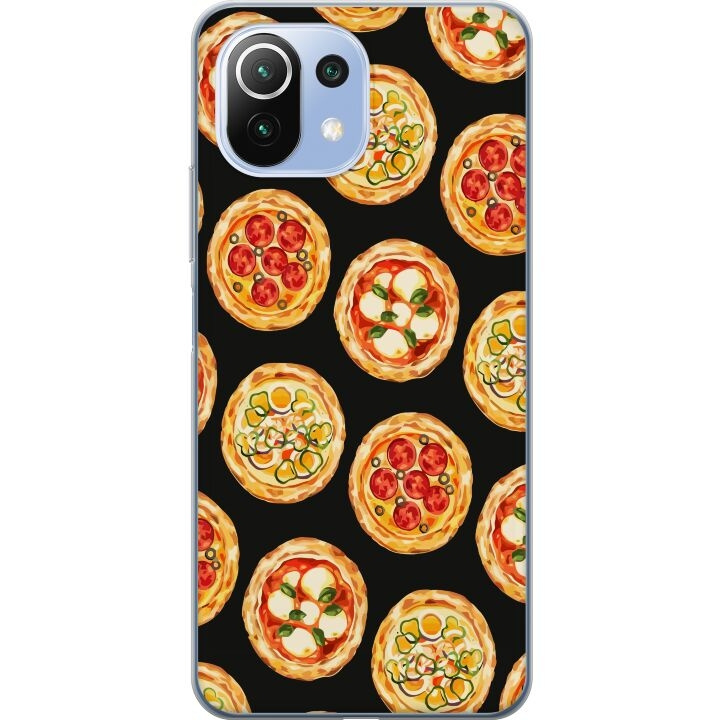 Mobilcover til Xiaomi 11 Lite 5G NE med Pizza motiv i gruppen SMARTPHONES & TABLETS / Mobil Beskyttelse / Xiaomi hos TP E-commerce Nordic AB (A63723)