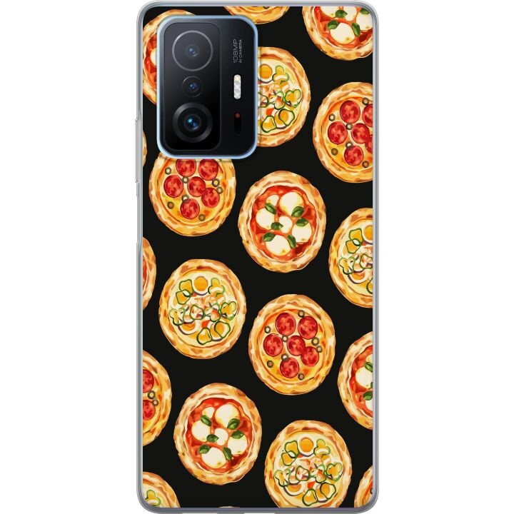 Mobilcover til Xiaomi 11T med Pizza motiv i gruppen SMARTPHONES & TABLETS / Mobil Beskyttelse / Xiaomi hos TP E-commerce Nordic AB (A63777)