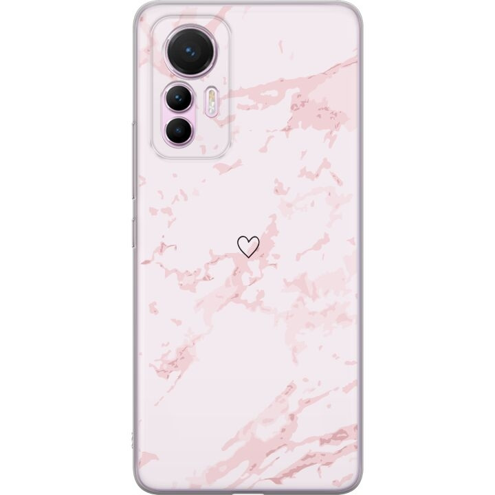 Mobilcover til Xiaomi 12 Lite med Rosa Hjerte motiv i gruppen SMARTPHONES & TABLETS / Mobil Beskyttelse / Xiaomi hos TP E-commerce Nordic AB (A63895)