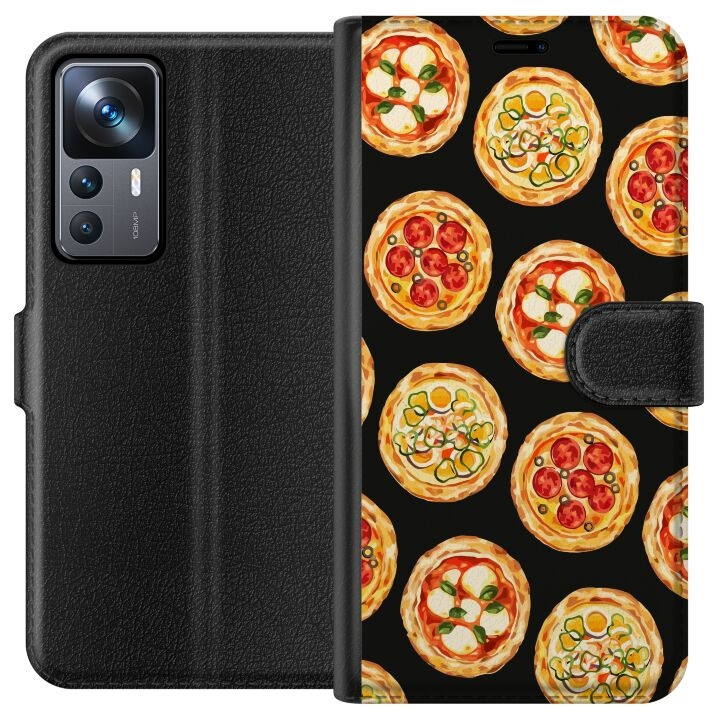 Tegnebogsetui til Xiaomi 12T med Pizza motiv i gruppen SMARTPHONES & TABLETS / Mobil Beskyttelse / Xiaomi hos TP E-commerce Nordic AB (A63966)