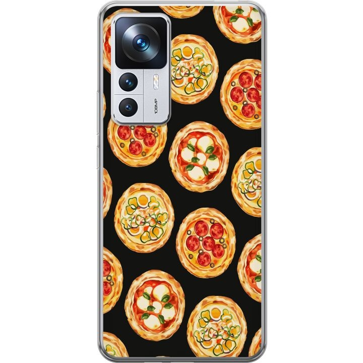 Mobilcover til Xiaomi 12T med Pizza motiv i gruppen SMARTPHONES & TABLETS / Mobil Beskyttelse / Xiaomi hos TP E-commerce Nordic AB (A63993)