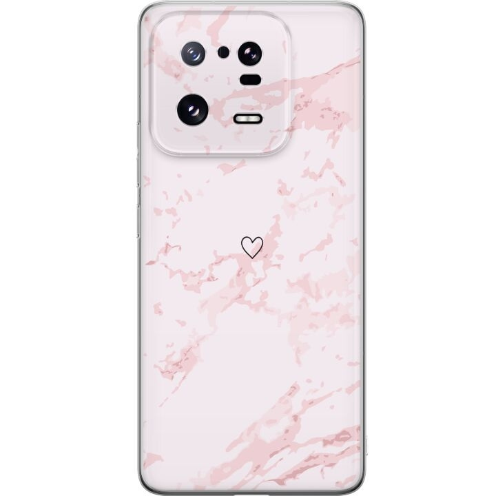 Mobilcover til Xiaomi 13 Pro med Rosa Hjerte motiv i gruppen SMARTPHONES & TABLETS / Mobil Beskyttelse / Xiaomi hos TP E-commerce Nordic AB (A64219)