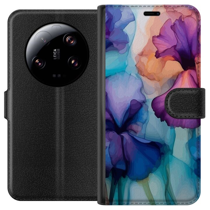 Tegnebogsetui til Xiaomi 13 Ultra med Magiske blomster motiv i gruppen SMARTPHONES & TABLETS / Mobil Beskyttelse / Xiaomi hos TP E-commerce Nordic AB (A64280)