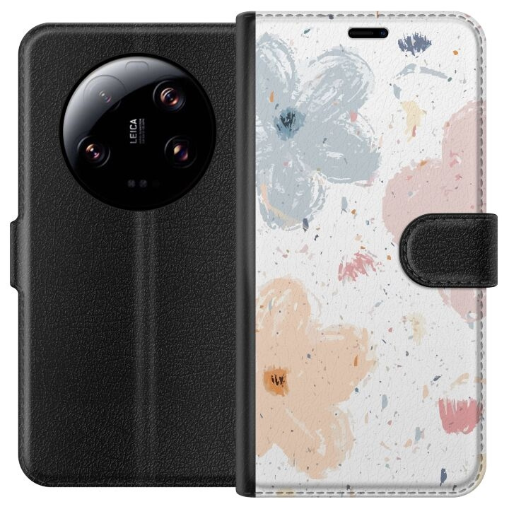 Tegnebogsetui til Xiaomi 13 Ultra med Blomster motiv i gruppen SMARTPHONES & TABLETS / Mobil Beskyttelse / Xiaomi hos TP E-commerce Nordic AB (A64289)