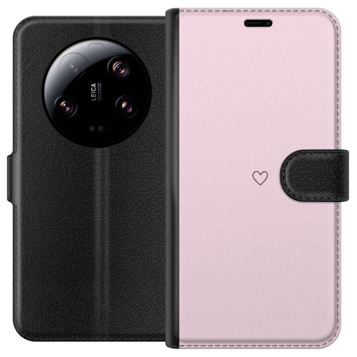 Tegnebogsetui til Xiaomi 13 Ultra med Hjerte motiv i gruppen SMARTPHONES & TABLETS / Mobil Beskyttelse / Xiaomi hos TP E-commerce Nordic AB (A64296)