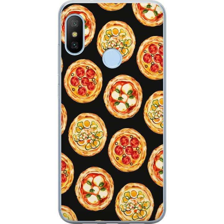 Mobilcover til Xiaomi Mi A2 Lite med Pizza motiv i gruppen SMARTPHONES & TABLETS / Mobil Beskyttelse / Xiaomi hos TP E-commerce Nordic AB (A64425)