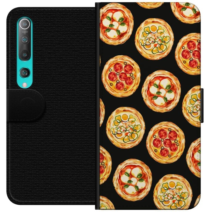 Tegnebogsetui til Xiaomi Mi 10 5G med Pizza motiv i gruppen SMARTPHONES & TABLETS / Mobil Beskyttelse / Xiaomi hos TP E-commerce Nordic AB (A64452)