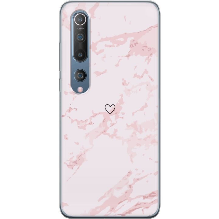 Mobilcover til Xiaomi Mi 10 5G med Rosa Hjerte motiv i gruppen SMARTPHONES & TABLETS / Mobil Beskyttelse / Xiaomi hos TP E-commerce Nordic AB (A64489)