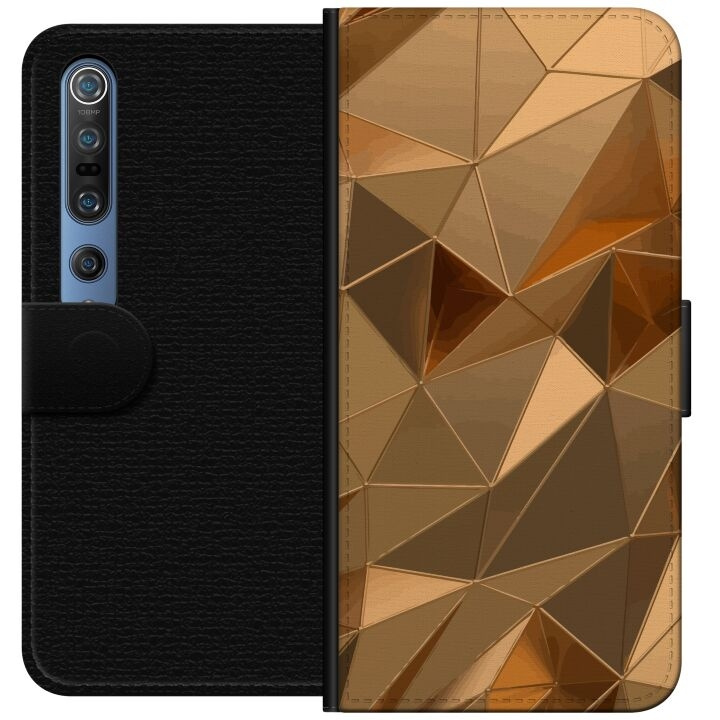 Tegnebogsetui til Xiaomi Mi 10 Pro 5G med 3D Guld motiv i gruppen SMARTPHONES & TABLETS / Mobil Beskyttelse / Xiaomi hos TP E-commerce Nordic AB (A64571)