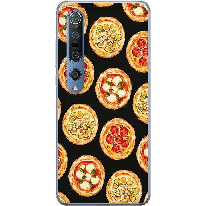 Mobilcover til Xiaomi Mi 10 Pro 5G med Pizza motiv i gruppen SMARTPHONES & TABLETS / Mobil Beskyttelse / Xiaomi hos TP E-commerce Nordic AB (A64587)