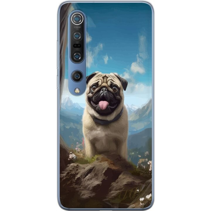 Mobilcover til Xiaomi Mi 10 Pro 5G med Glad Hund motiv i gruppen SMARTPHONES & TABLETS / Mobil Beskyttelse / Xiaomi hos TP E-commerce Nordic AB (A64592)