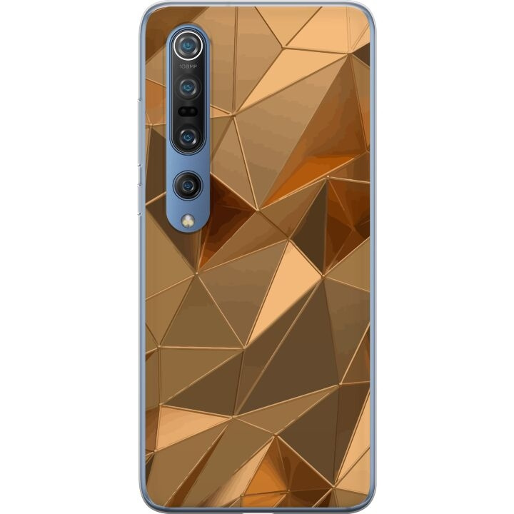 Mobilcover til Xiaomi Mi 10 Pro 5G med 3D Guld motiv i gruppen SMARTPHONES & TABLETS / Mobil Beskyttelse / Xiaomi hos TP E-commerce Nordic AB (A64598)