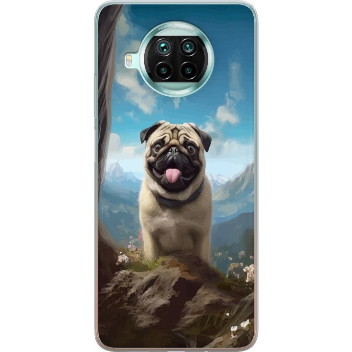 Mobilcover til Xiaomi Mi 10T Lite 5G med Glad Hund motiv i gruppen SMARTPHONES & TABLETS / Mobil Beskyttelse / Xiaomi hos TP E-commerce Nordic AB (A64673)