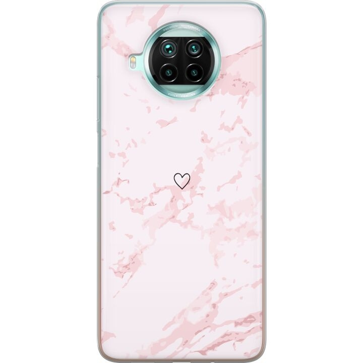 Mobilcover til Xiaomi Mi 10T Lite 5G med Rosa Hjerte motiv i gruppen SMARTPHONES & TABLETS / Mobil Beskyttelse / Xiaomi hos TP E-commerce Nordic AB (A64678)