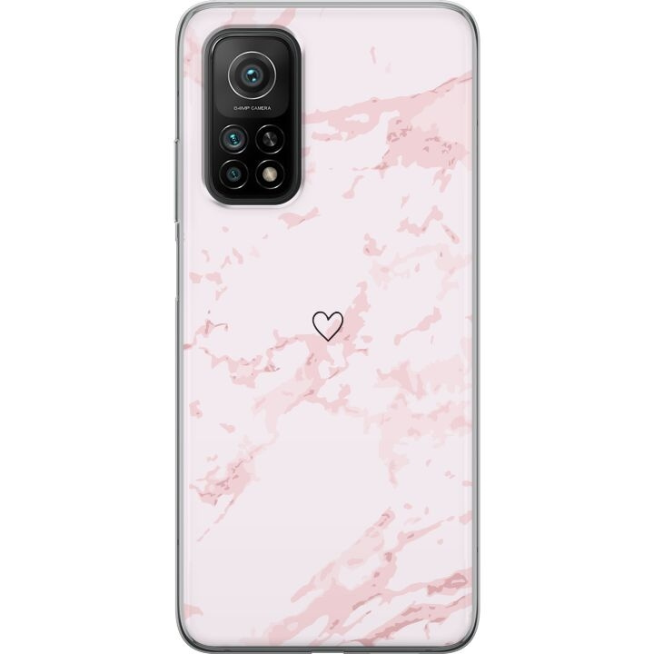 Mobilcover til Xiaomi Mi 10T Pro 5G med Rosa Hjerte motiv i gruppen SMARTPHONES & TABLETS / Mobil Beskyttelse / Xiaomi hos TP E-commerce Nordic AB (A64732)