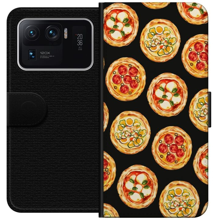 Tegnebogsetui til Xiaomi Mi 11 Ultra med Pizza motiv i gruppen SMARTPHONES & TABLETS / Mobil Beskyttelse / Xiaomi hos TP E-commerce Nordic AB (A64965)