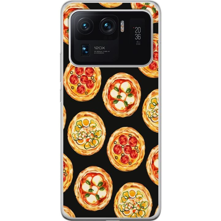 Mobilcover til Xiaomi Mi 11 Ultra med Pizza motiv i gruppen SMARTPHONES & TABLETS / Mobil Beskyttelse / Xiaomi hos TP E-commerce Nordic AB (A64992)