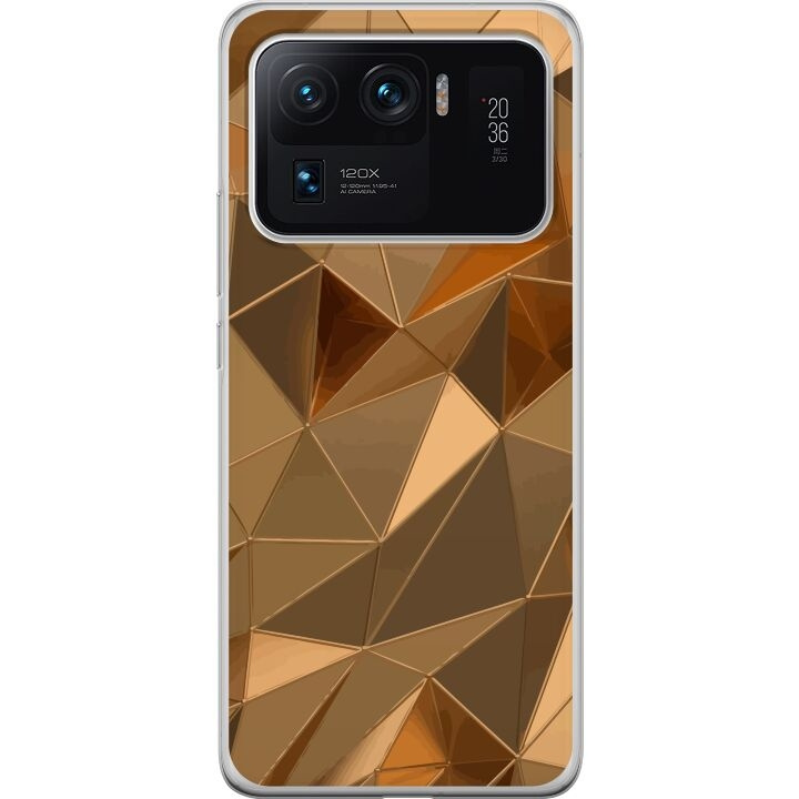 Mobilcover til Xiaomi Mi 11 Ultra med 3D Guld motiv i gruppen SMARTPHONES & TABLETS / Mobil Beskyttelse / Xiaomi hos TP E-commerce Nordic AB (A65003)