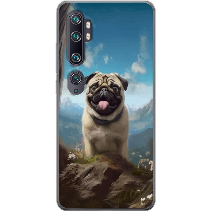 Mobilcover til Xiaomi Mi Note 10 med Glad Hund motiv i gruppen SMARTPHONES & TABLETS / Mobil Beskyttelse / Xiaomi hos TP E-commerce Nordic AB (A65051)