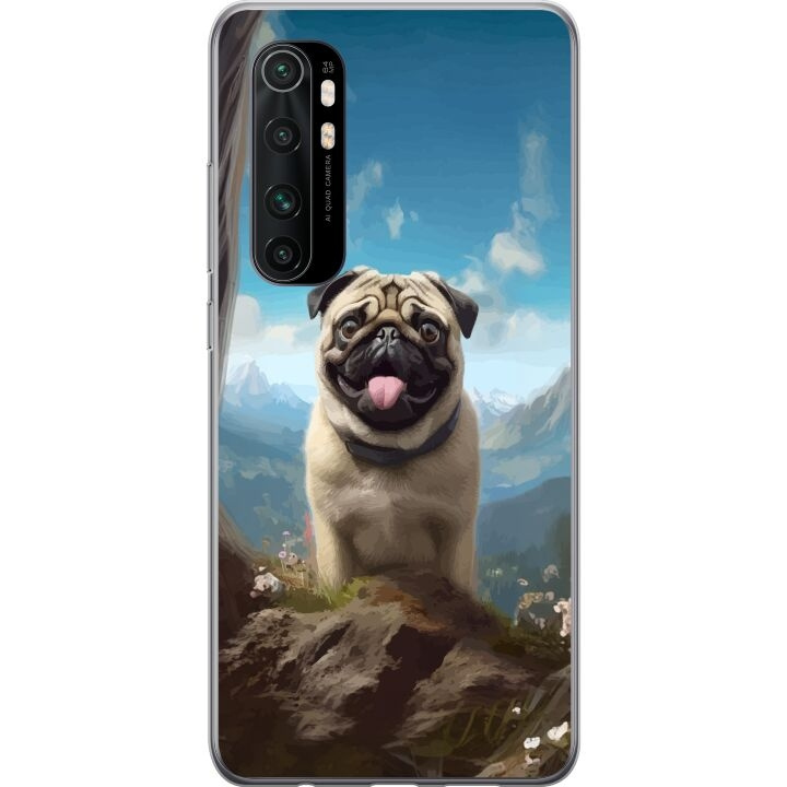 Mobilcover til Xiaomi Mi Note 10 Lite med Glad Hund motiv i gruppen SMARTPHONES & TABLETS / Mobil Beskyttelse / Xiaomi hos TP E-commerce Nordic AB (A65078)