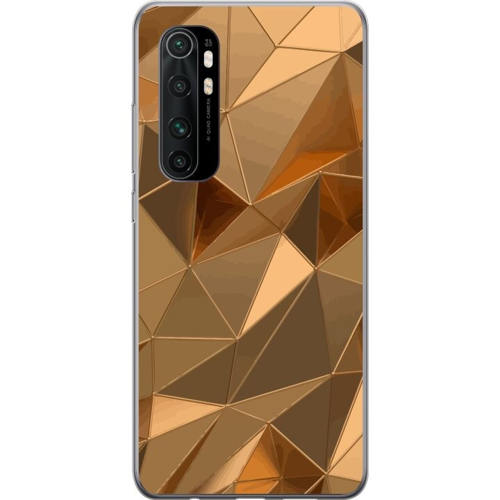 Mobilcover til Xiaomi Mi Note 10 Lite med 3D Guld motiv i gruppen SMARTPHONES & TABLETS / Mobil Beskyttelse / Xiaomi hos TP E-commerce Nordic AB (A65084)