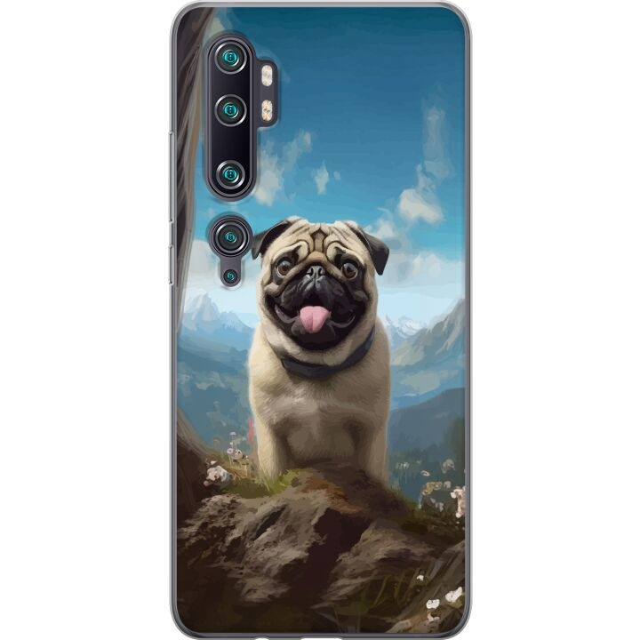 Mobilcover til Xiaomi Mi Note 10 Pro med Glad Hund motiv i gruppen SMARTPHONES & TABLETS / Mobil Beskyttelse / Xiaomi hos TP E-commerce Nordic AB (A65105)