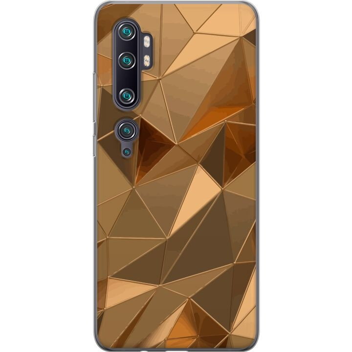 Mobilcover til Xiaomi Mi Note 10 Pro med 3D Guld motiv i gruppen SMARTPHONES & TABLETS / Mobil Beskyttelse / Xiaomi hos TP E-commerce Nordic AB (A65111)