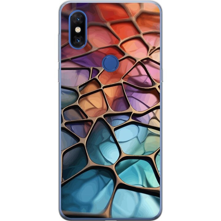 Mobilcover til Xiaomi Mi Mix 3 med Metallict mønster motiv i gruppen SMARTPHONES & TABLETS / Mobil Beskyttelse / Xiaomi hos TP E-commerce Nordic AB (A65124)