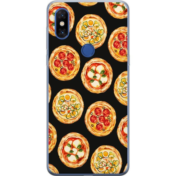 Mobilcover til Xiaomi Mi Mix 3 med Pizza motiv i gruppen SMARTPHONES & TABLETS / Mobil Beskyttelse / Xiaomi hos TP E-commerce Nordic AB (A65127)